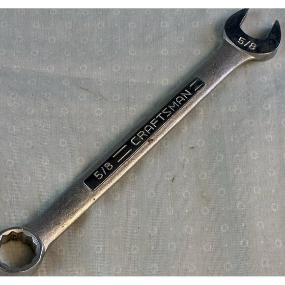 VTG Craftsman V-44697 5/8" Combination Wrench USA 8" Chrome Alloy - Picture 1 of 5
